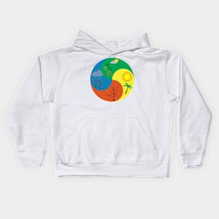 The Wheel of Seasons Kids Hoodie